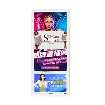 안드로이드 WiFi 실내 엘리베이터 듀얼 스크린 벽 마운트 디지털 간판 TFT LCD 광고 스크린 디스플레이